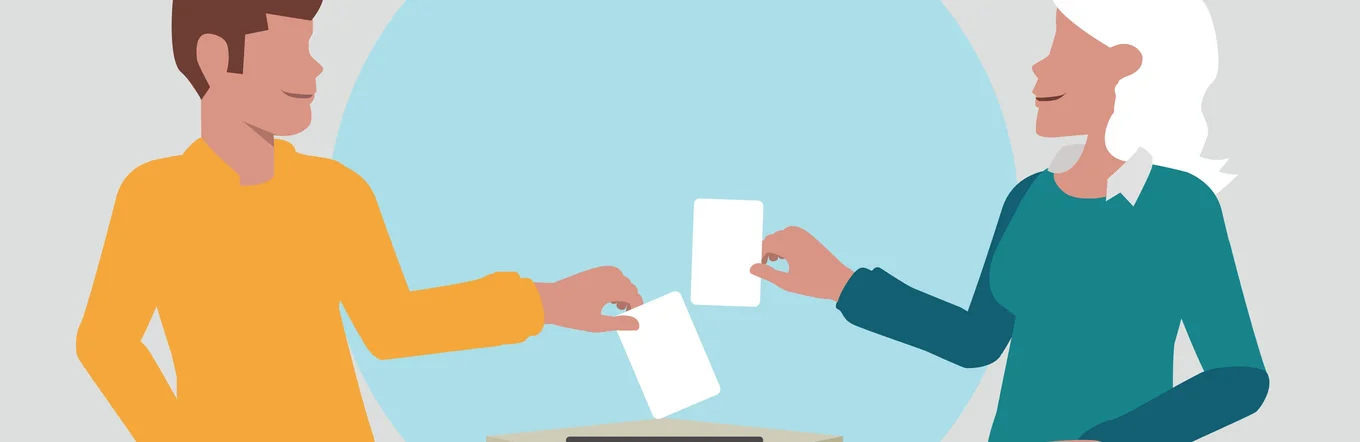 Illustration zum Wahlvorgang