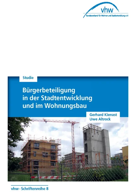 Cover vhw Schriftenreihe Nummer 8