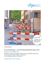 Folder vhw-Fernlehrgang Erschließungs- und Straßenbaubeitragsrecht