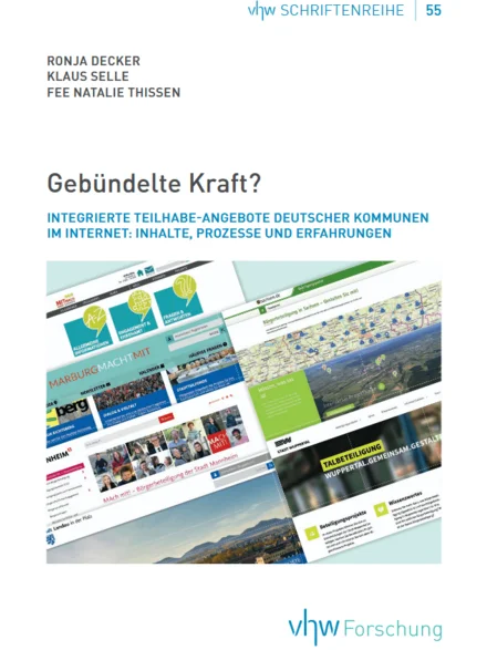 Cover der Schriftenreihe Nr. 55