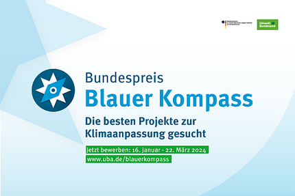 Logo Bundespreis Blauer Kompass © UBA & BMUV