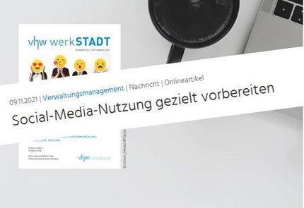 Titel der Publikation vor einem Foto eines Schreibtisches