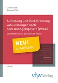 Buchcover: Aufhebung und Rückforderung von Leistungen nach dem Wohngeldgesetz (WoGG) – 4. Auflage 2023