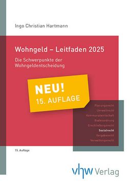 Bild des Buchcovers "Wohngeld – Leitfaden 2025 des vhw-Verlags