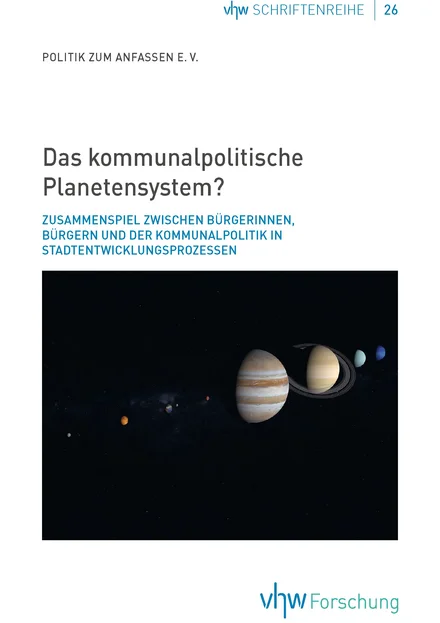 Cover vhw Schriftenreihe Nummer 26