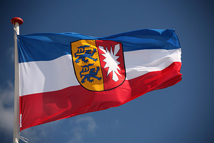 Foto: Flagge von Schleswig-Holstein
