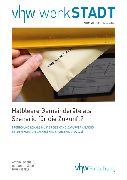Cover werkSTADT Nummer 83