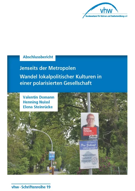 Cover vhw Schriftenreihe Nummer 19