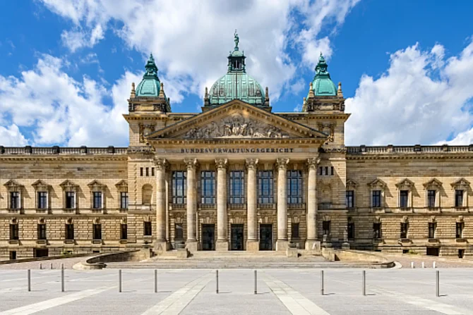 Bundesverwaltungsgericht in Deutschland Gebäude des Bundesverwaltungsgerichts als Institution der deutschen Verwaltungsgerichtsbarkeit.