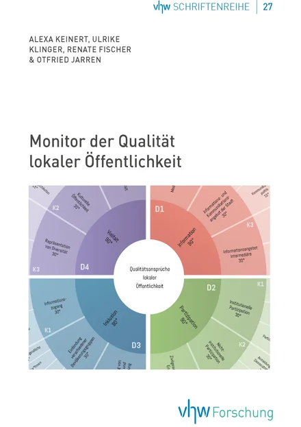 Cover vhw Schriftenreihe Nummer 27