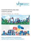 Titelseite Halbjahresvorschau Stadtentwicklung und Stadtplanung 2026