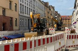 © RT/vhw Straßensanierung in Innenstadt