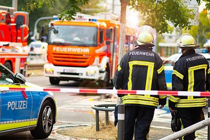 Feuerwehrmänner im Einsatz