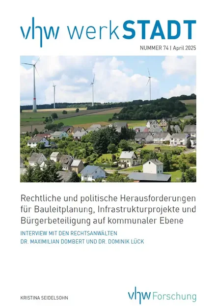 Cover werkSTADT Nummer 74