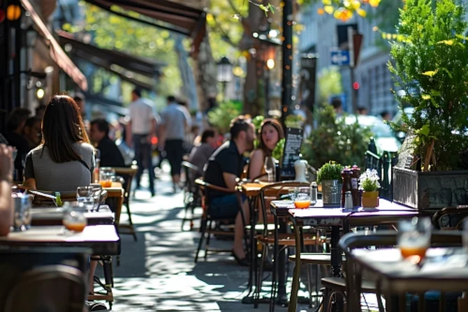 Gastronomie und Restaurantbetrieb Ein gastronomischer Betrieb mit Fokus auf Service und Bewirtung in einem Restaurantumfeld.