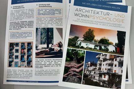 Wie wir LEben und Wohnen wollen: Titelblatt der Publikation der Architektur- und Wohnpsychologie