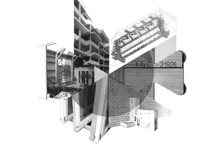 Abstrakte Grafik für transformative Wohnformen