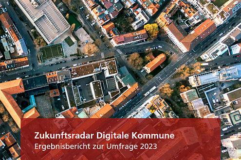 Titelbild Zukunftsradar Digitale Kommune 2023