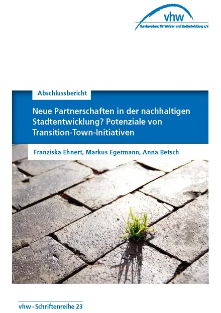 Cover vhw Schriftenreihe Nummer 23