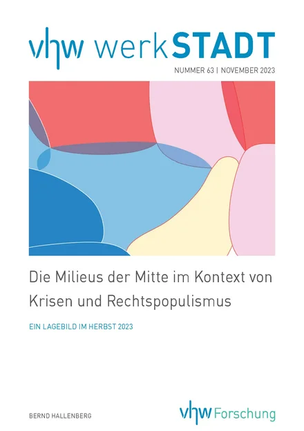 Cover werkSTADT Nummer 63
