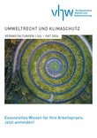 Titelseite der Veranstaltungsvorschau Umweltrecht und Klimaschutz Juli-Oktober 2026