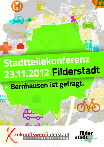 Plakat Stadtteilekonferenz 2012