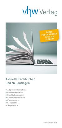 vhw Verlagsflyer 2025 - Oktober 2025