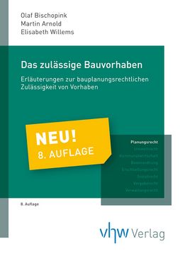 Cover zum vhw-Fachbuch "Das zulässige Bauvorhaben" 8. Auflage 2026