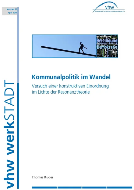 Cover werkSTADT Nummer 30