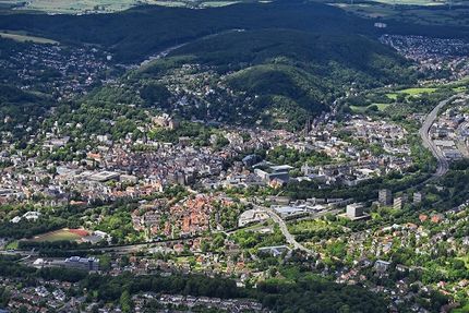 Luftbild von Marburg