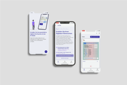 Bild: Digitaler Führerschein auf mobilem Endgerät