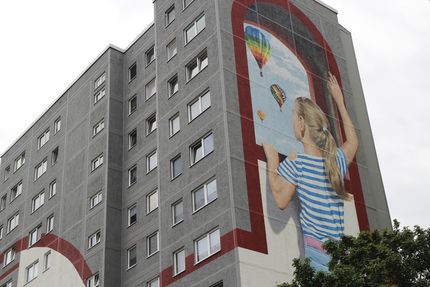 Wandbild im Kosmosviertel, einem Untersuchungsgebiet der Studie zur Urbanen Resilienz