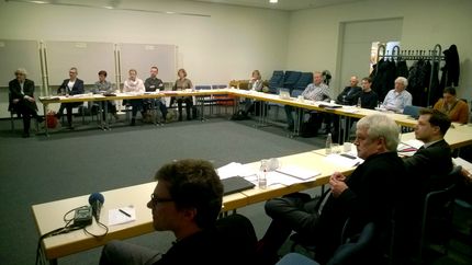 Essen Arbeitssitzung Lenkungsgruppe