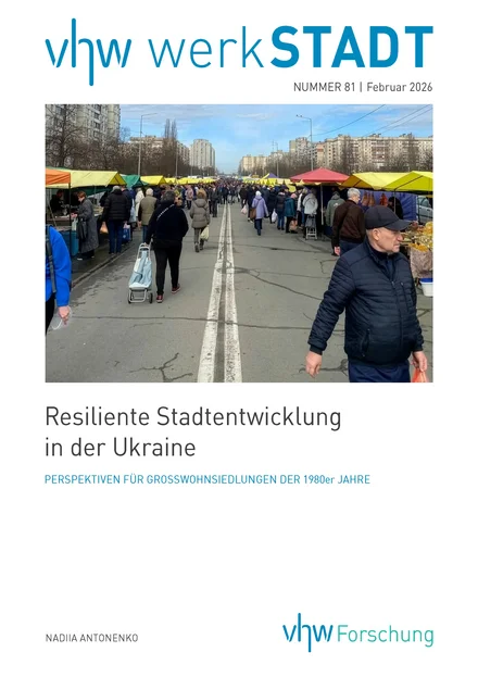 Cover werkSTADT Nummer 81