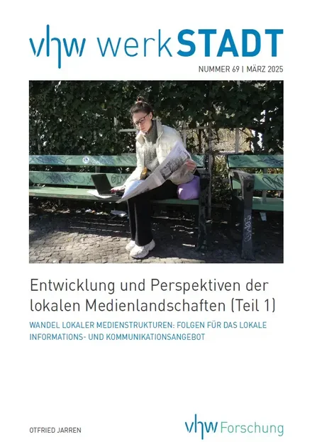 Cover werkSTADT Nummer 69