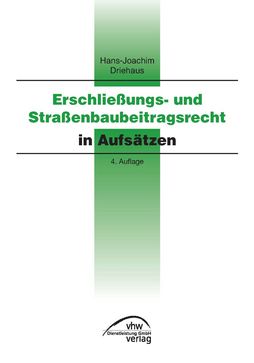Buch-Cover Erschließungs- und Straßenbaubeitragsrecht 4. Auflage 2019