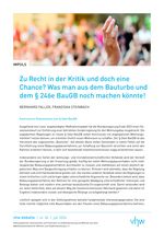 Titelseite der vhw debatte Nr. 4 - Bauturbo © vhw