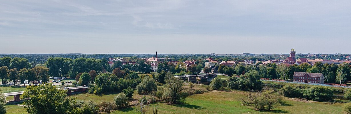 Blick vom Wasserturm in Eilenburg