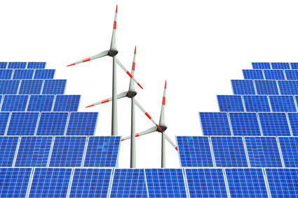 Windkraft und Solarthermie