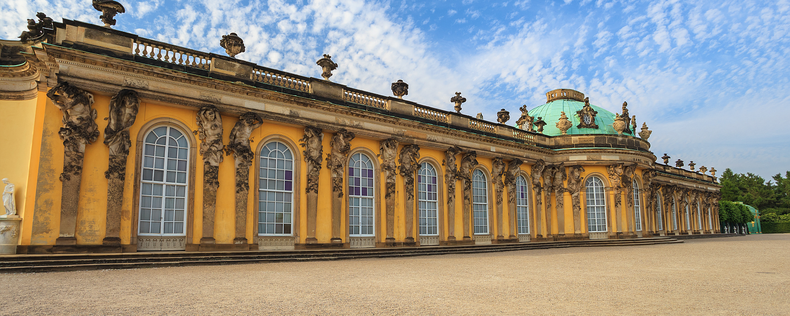 Foto vom Schloss Sanssouci