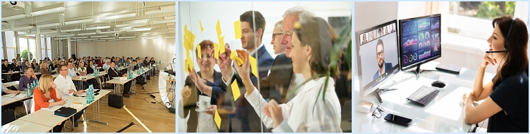 Fotos von Präsenveranstaltung, Workshop und Webinar