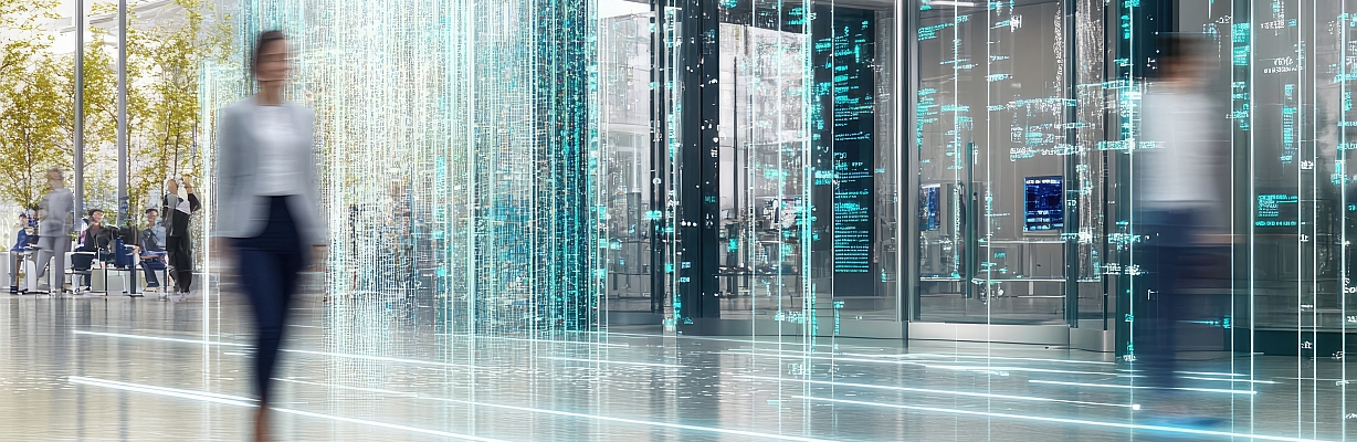 KI-generiertes Foto verbildlicht Digitalisierung der Kommunalverwaltung