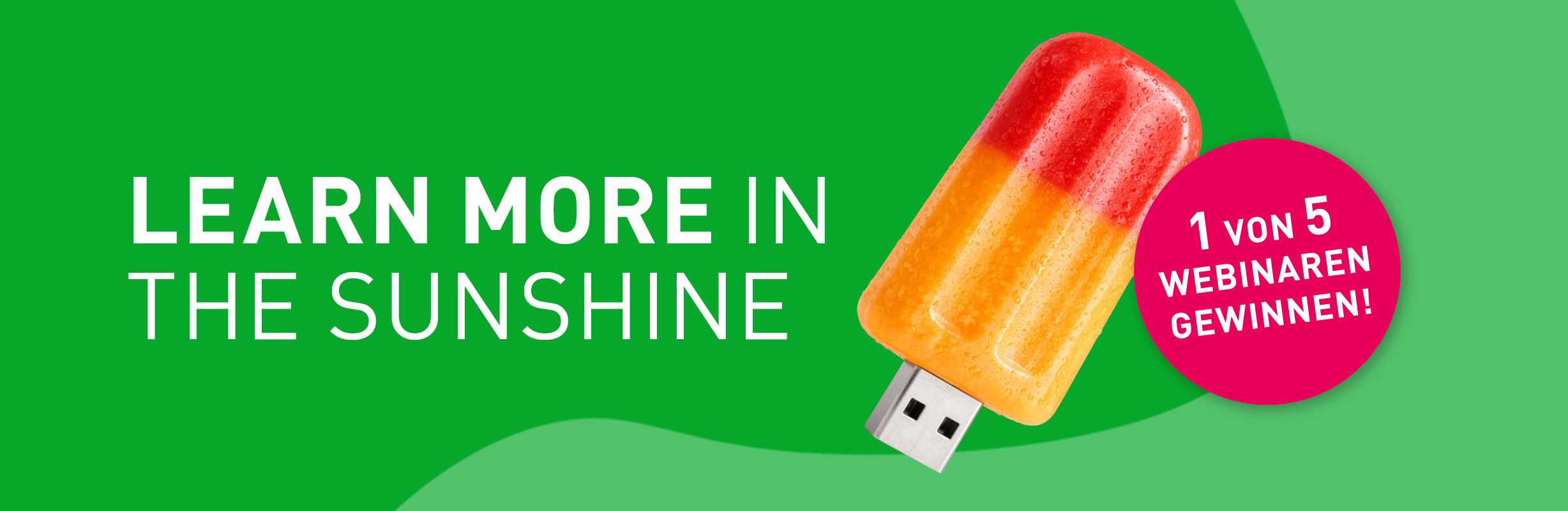Learn more in the sunshine – vhw WebinarSOMMER-Gewinnspiel