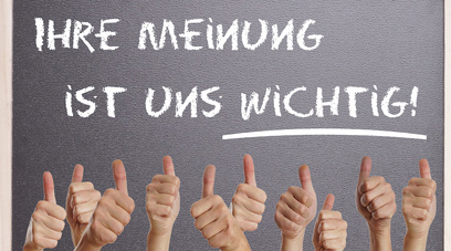 Ihre Meinung ist uns wichtig