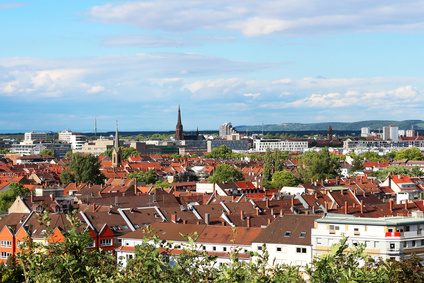 Blick über Karlsruhe