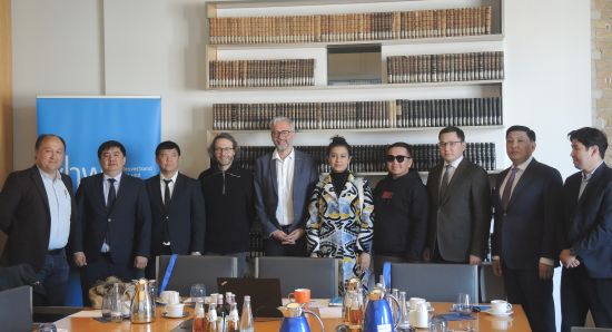 Delegation aus Kirgistan, Kasachstan, Usbekistan